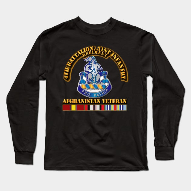 4th Bn 31st Infantry - Afghanistan Veteran Long Sleeve T-Shirt by twix123844